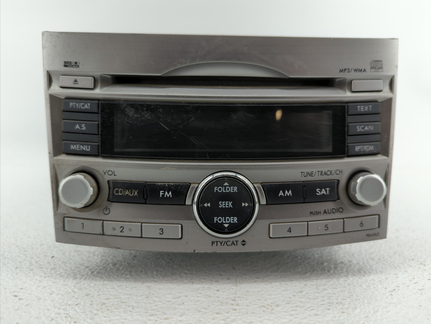 2010-2012 Subaru Legacy Radio AM FM Cd Player Receiver Replacement P/N:86201AJ62A 86201AJ64A, 86201AJ60A Fits Fits 2010 2011