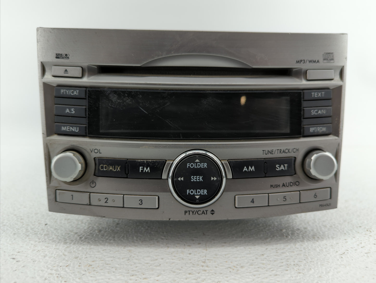 2010-2012 Subaru Legacy Radio AM FM Cd Player Receiver Replacement P/N:86201AJ62A 86201AJ64A, 86201AJ60A Fits Fits 2010 2011