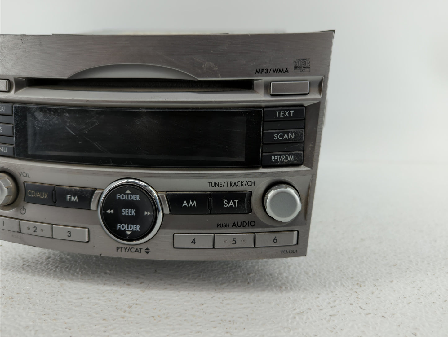 2010-2012 Subaru Legacy Radio AM FM Cd Player Receiver Replacement P/N:86201AJ62A 86201AJ64A, 86201AJ60A Fits Fits 2010 2011