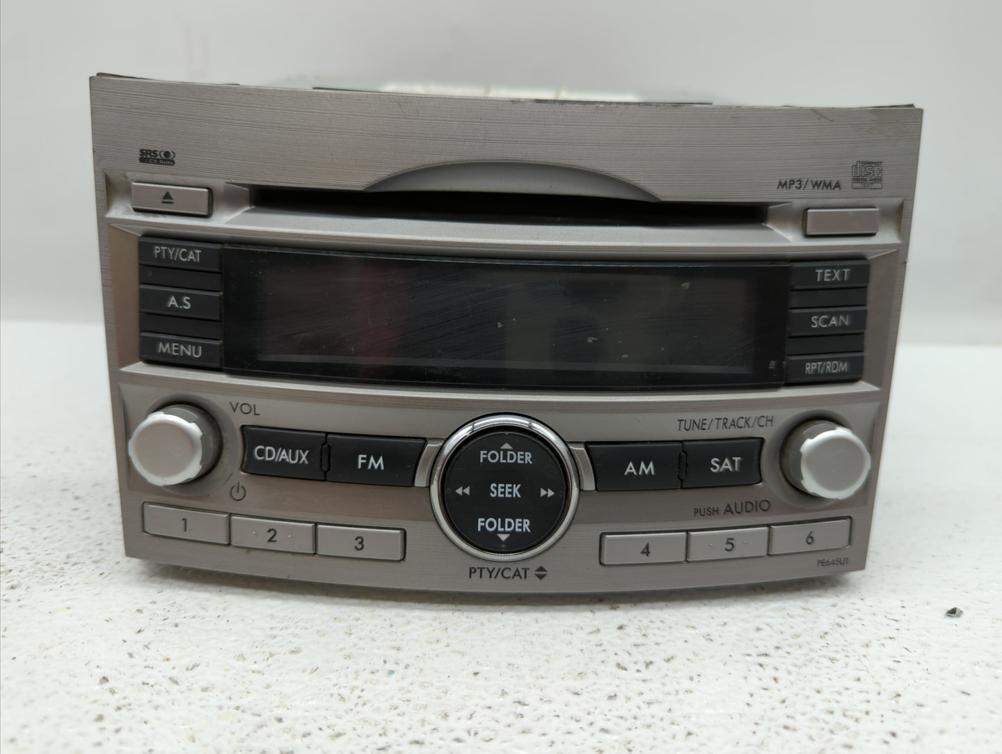 2010-2012 Subaru Legacy Am Fm Cd Player Radio Receiver - Oemusedautoparts1.com