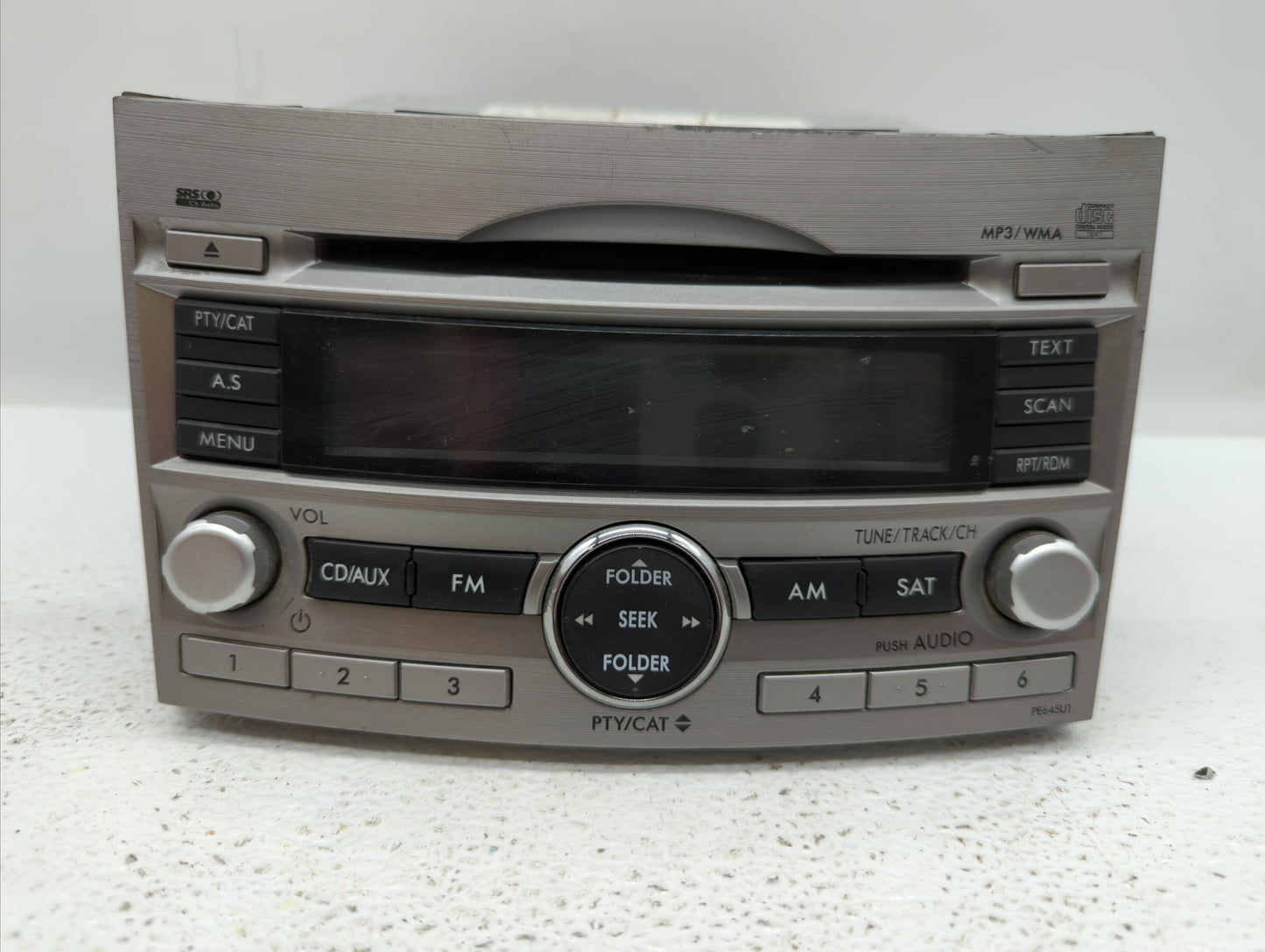 2010-2012 Subaru Legacy Am Fm Cd Player Radio Receiver - Oemusedautoparts1.com