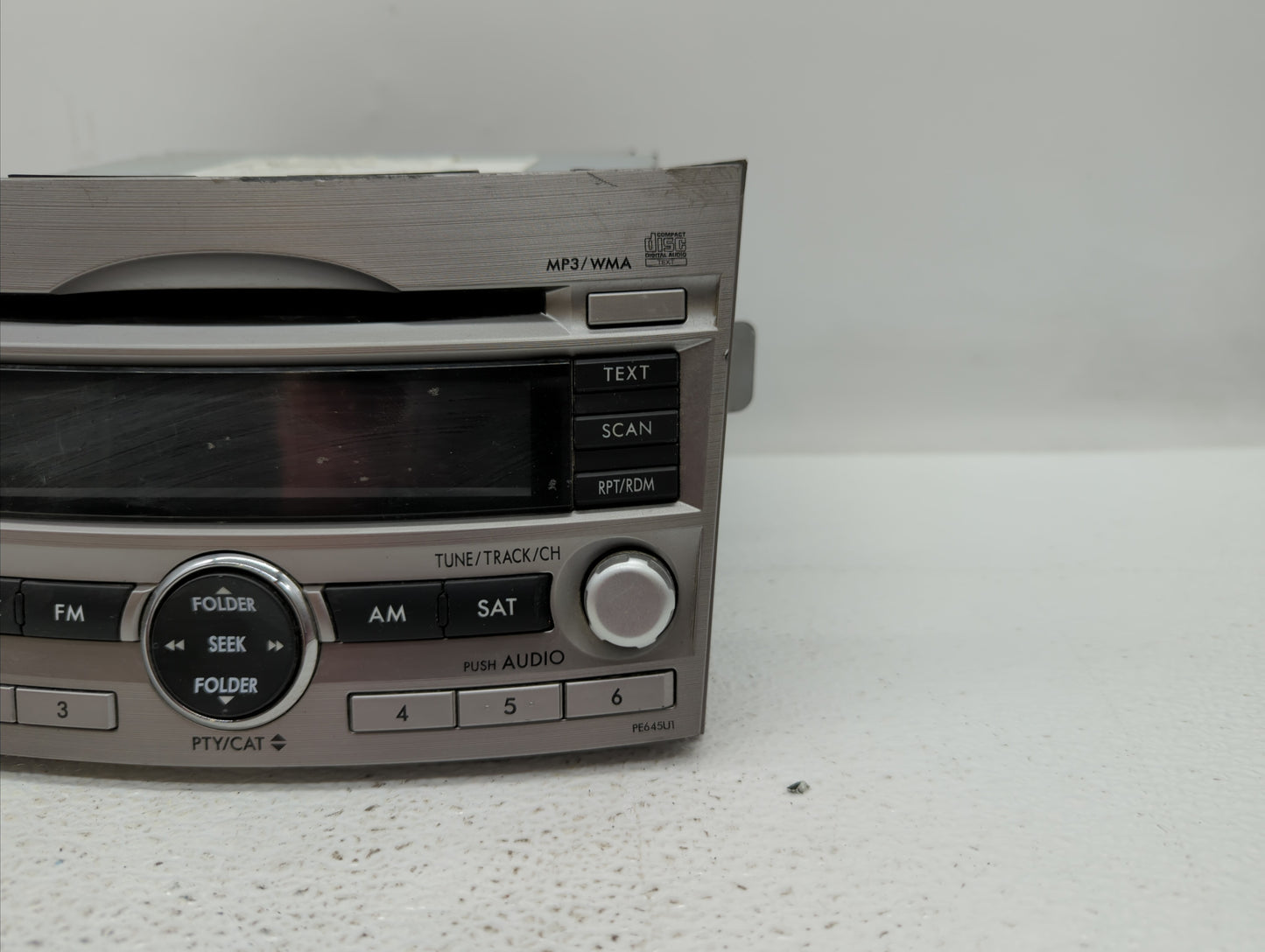 2010-2012 Subaru Legacy Am Fm Cd Player Radio Receiver - Oemusedautoparts1.com