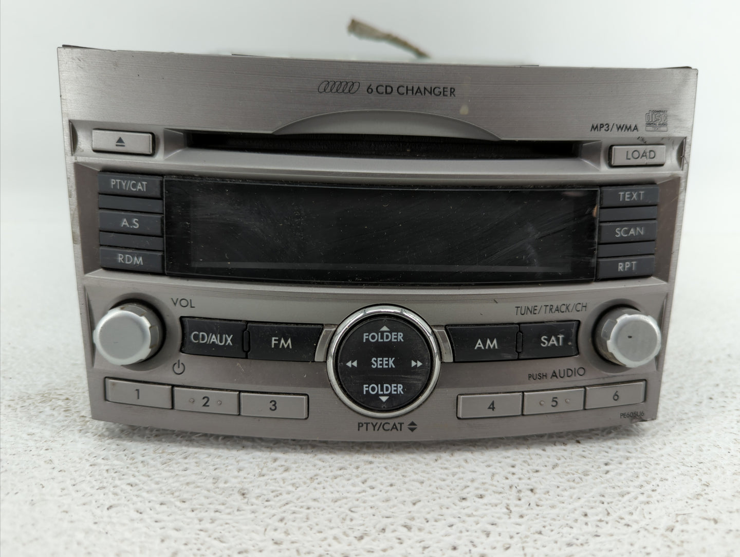 2010-2012 Subaru Legacy Am Fm Cd Player Radio Receiver - Oemusedautoparts1.com