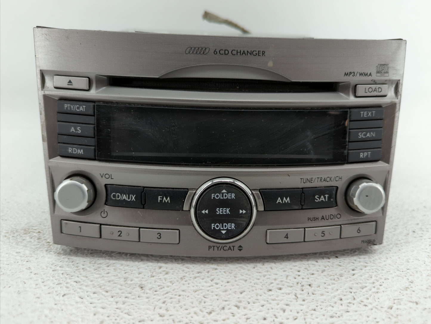 2010-2012 Subaru Legacy Am Fm Cd Player Radio Receiver - Oemusedautoparts1.com