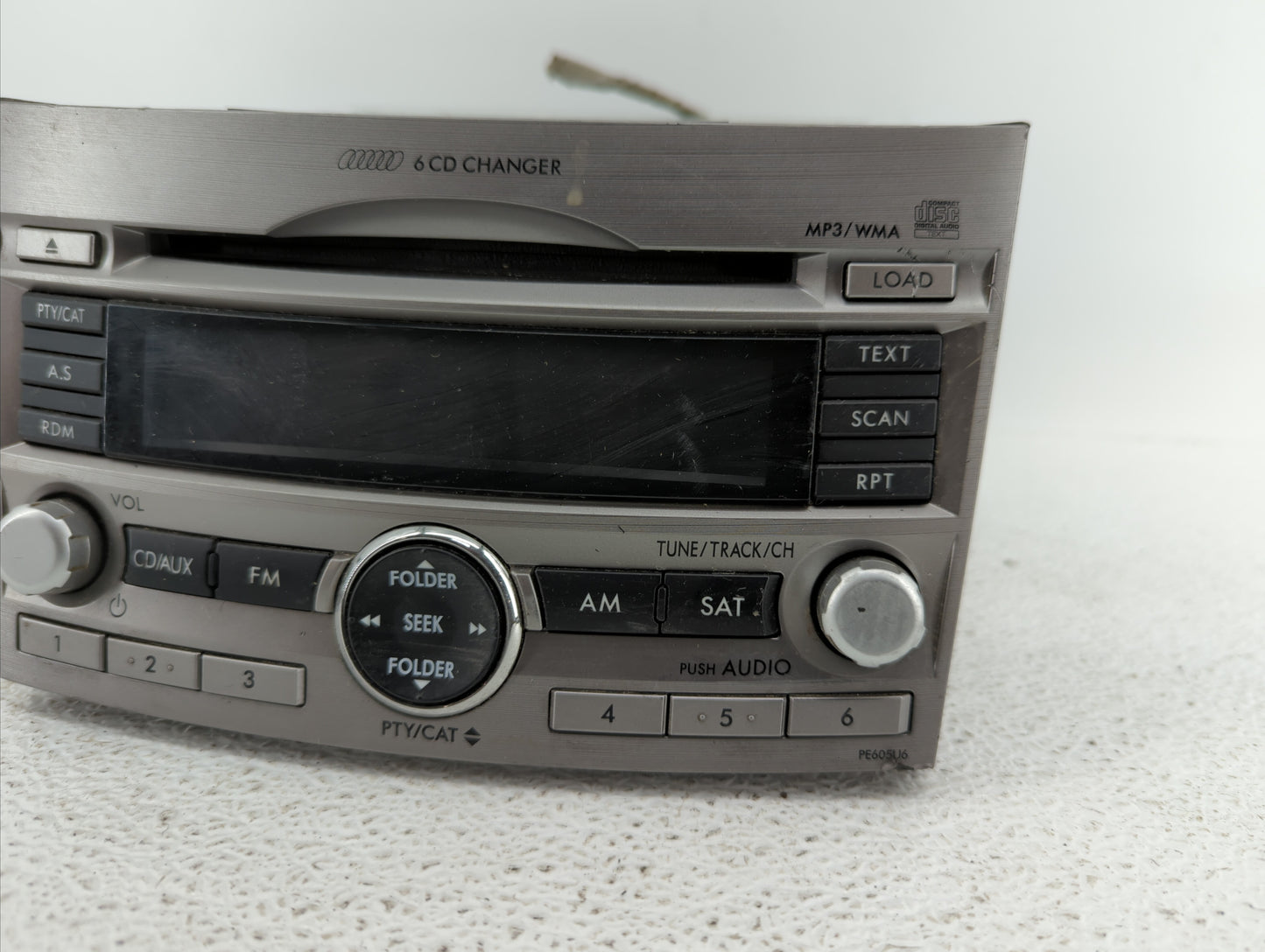 2010-2012 Subaru Legacy Am Fm Cd Player Radio Receiver - Oemusedautoparts1.com