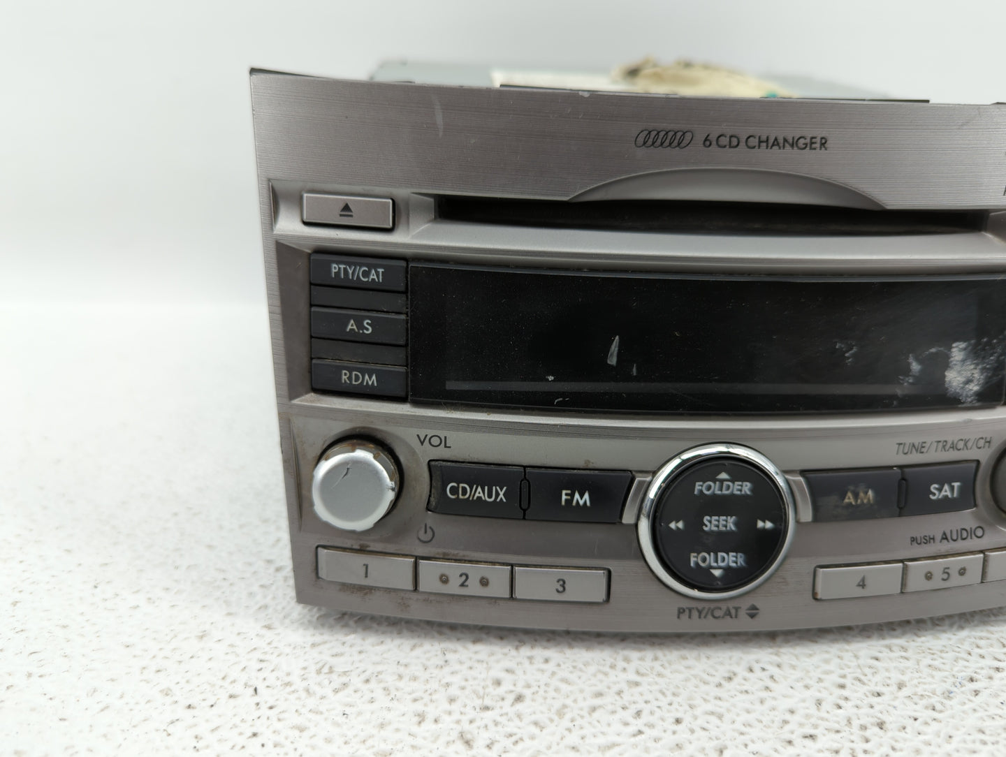 2010-2012 Subaru Legacy Am Fm Cd Player Radio Receiver - Oemusedautoparts1.com
