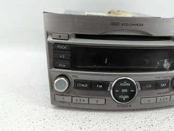 2010-2012 Subaru Legacy Am Fm Cd Player Radio Receiver