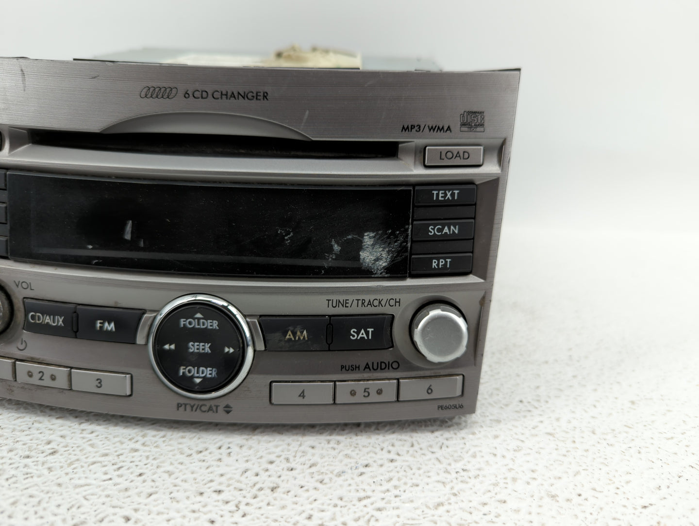 2010-2012 Subaru Legacy Am Fm Cd Player Radio Receiver - Oemusedautoparts1.com