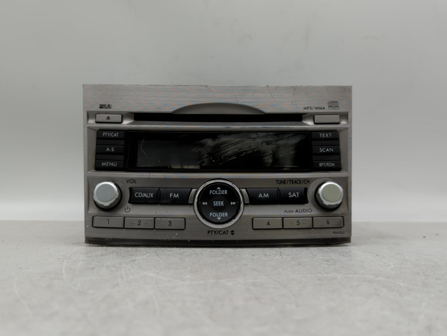 2010-2012 Subaru Legacy Radio AM FM Cd Player Receiver Replacement P/N:86201AJ64A Fits Fits 2010 2011 2012 OEM Used Auto Par