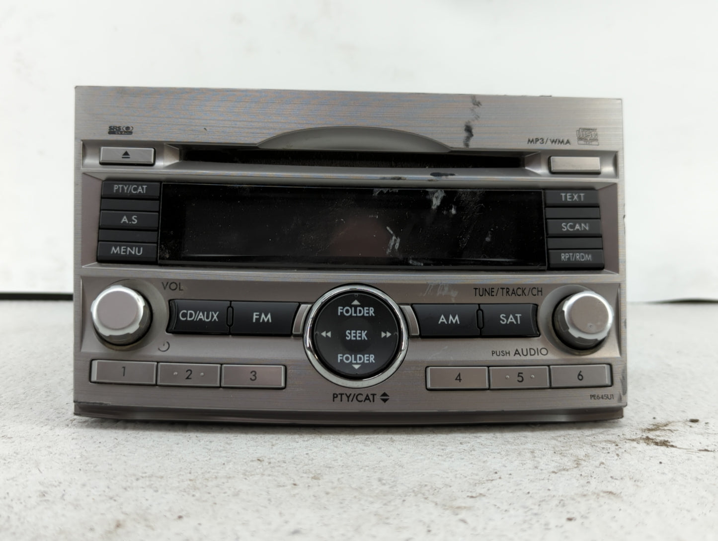 2010-2012 Subaru Legacy Radio AM FM Cd Player Receiver Replacement P/N:86201AJ62A 86201AJ64A, 86201AJ60A Fits Fits 2010 2011