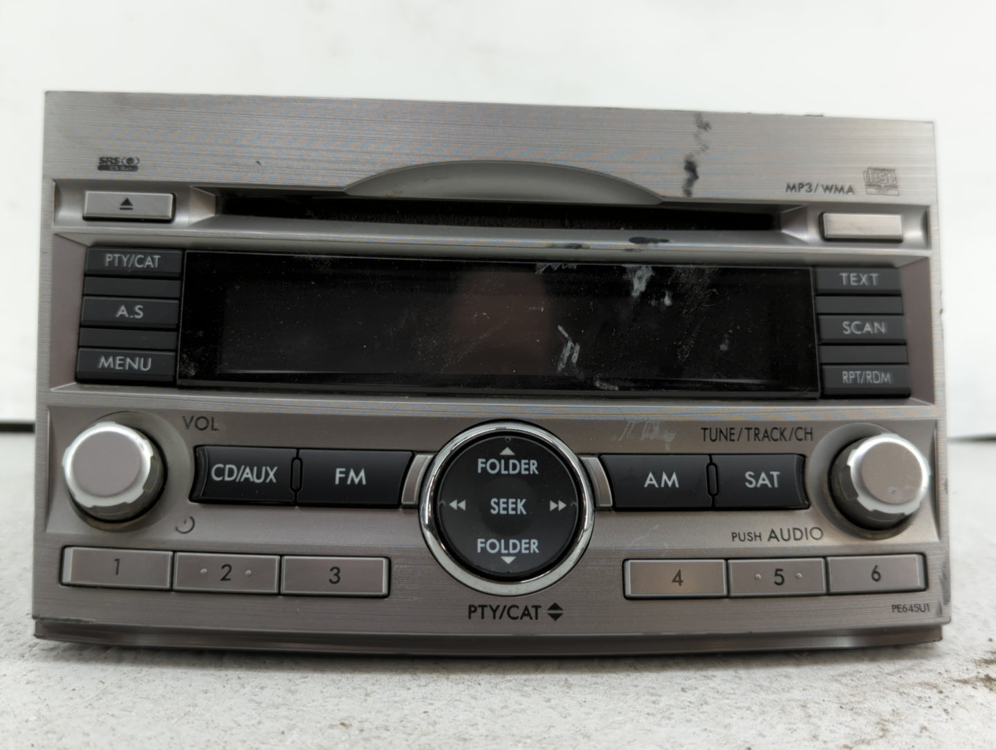 2010-2012 Subaru Legacy Radio AM FM Cd Player Receiver Replacement P/N:86201AJ62A 86201AJ64A, 86201AJ60A Fits Fits 2010 2011