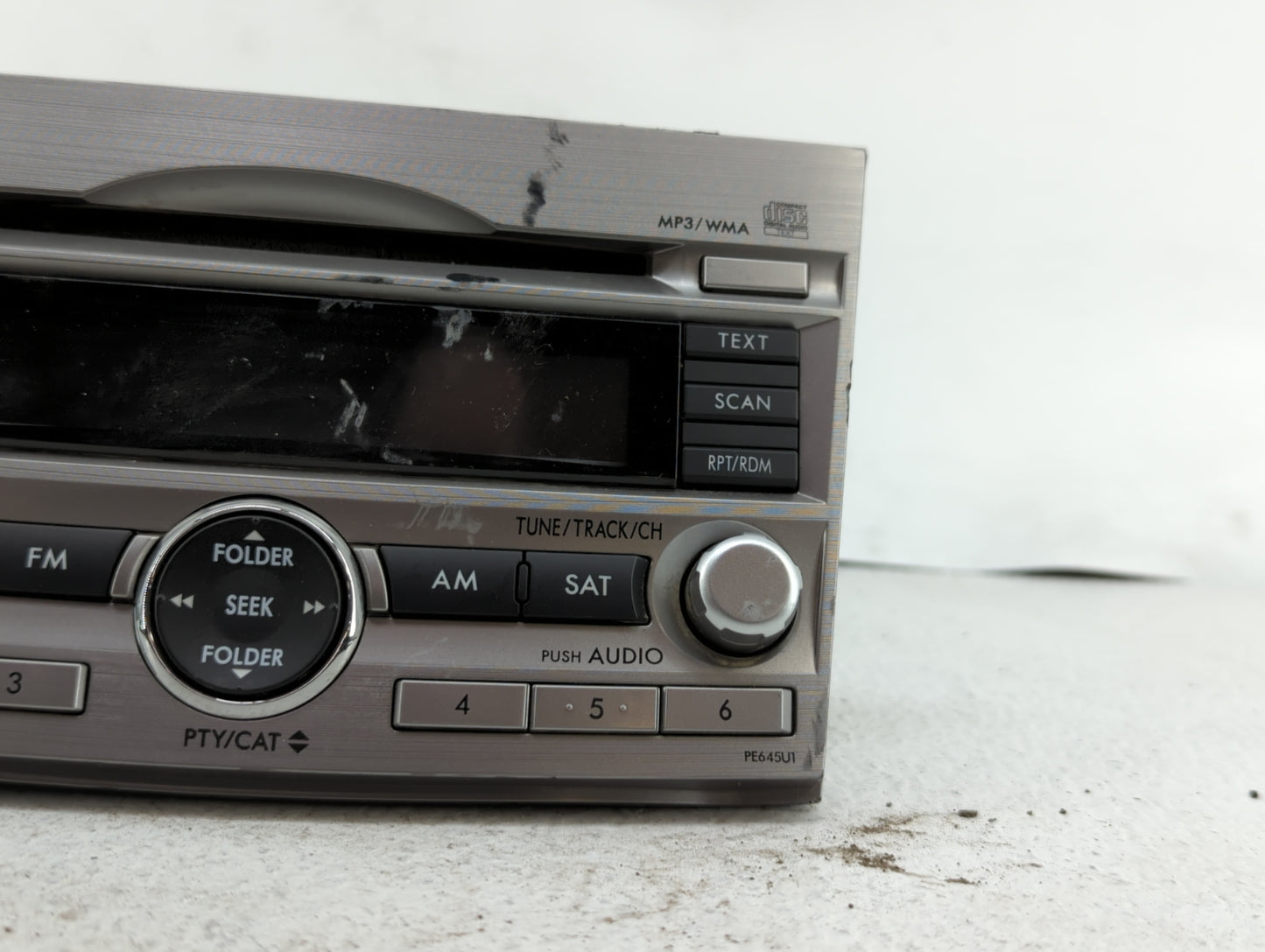 2010-2012 Subaru Legacy Radio AM FM Cd Player Receiver Replacement P/N:86201AJ62A 86201AJ64A, 86201AJ60A Fits Fits 2010 2011