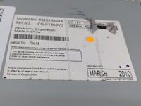 2010-2012 Subaru Legacy Radio AM FM Cd Player Receiver Replacement P/N:86201AJ62A 86201AJ64A, 86201AJ60A Fits Fits 2010 2011