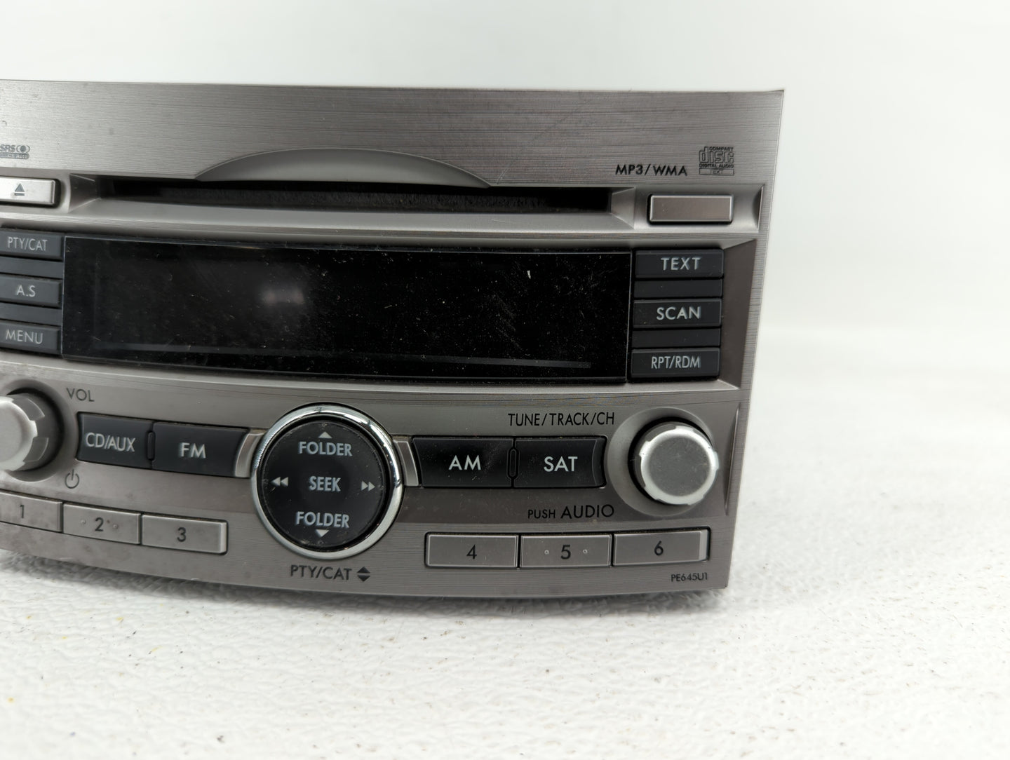 2010-2012 Subaru Legacy Am Fm Cd Player Radio Receiver - Oemusedautoparts1.com