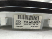 2011 Subaru Legacy Instrument Cluster Speedometer Gauges P/N:85003AJ31A Fits OEM Used Auto Parts - Oemusedautoparts1.com