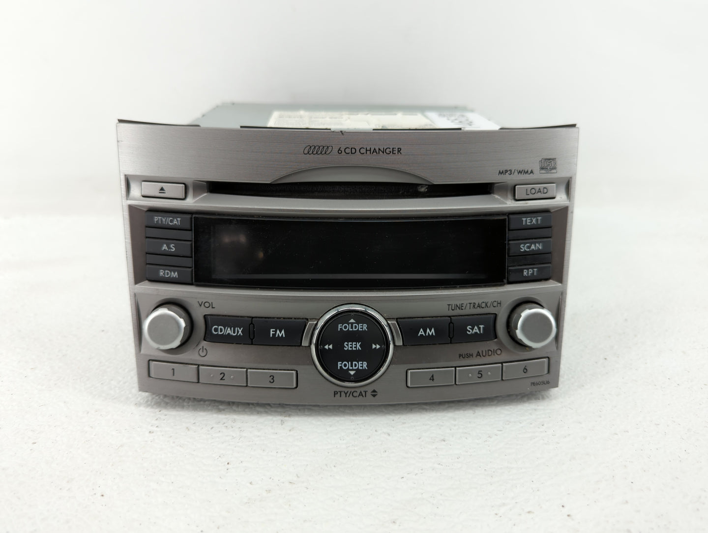 2010-2012 Subaru Legacy Radio AM FM Cd Player Receiver Replacement P/N:86201AJ61A 86201AJ62A, 86201AJ64A Fits Fits 2010 2011