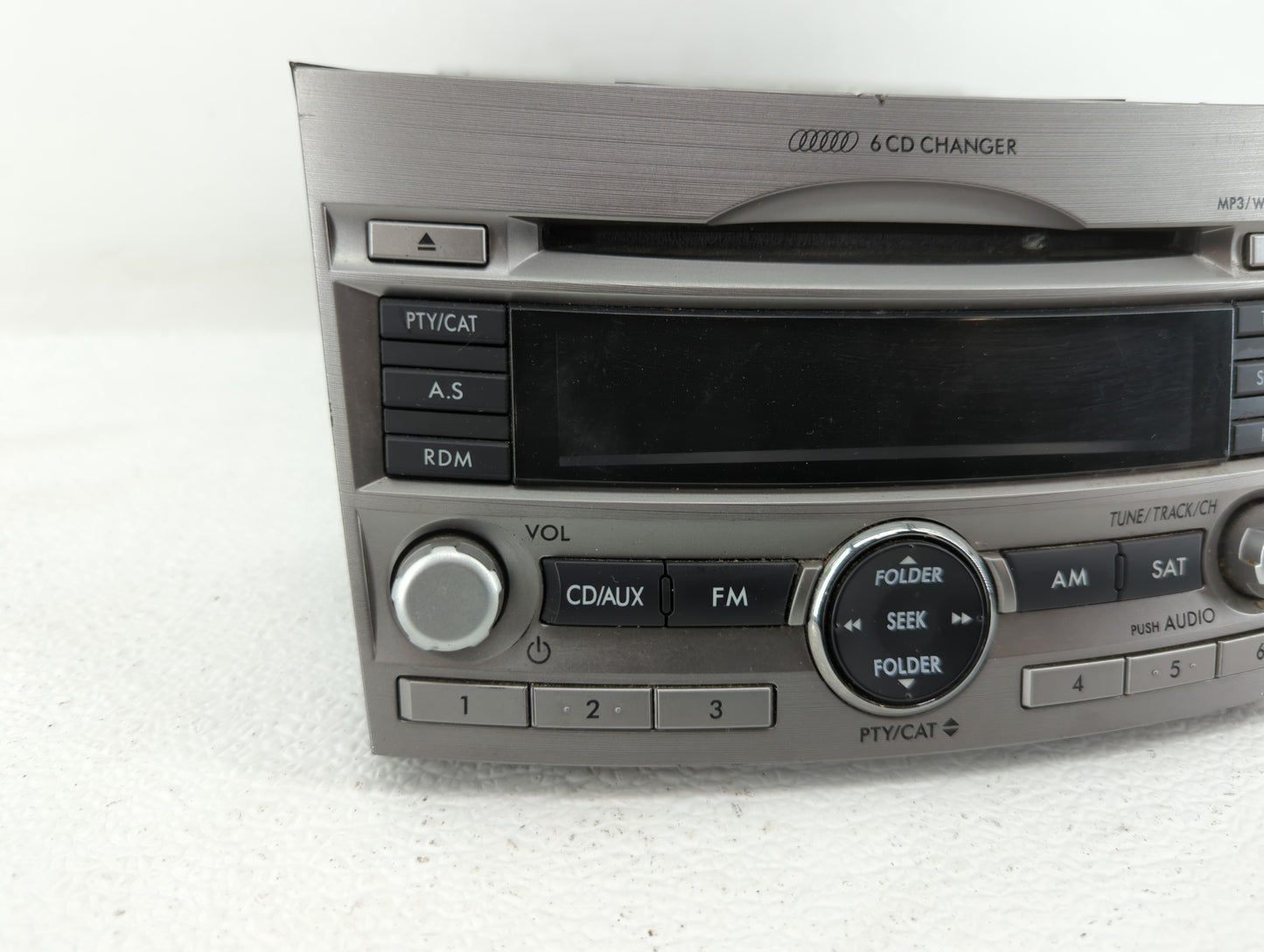 2010-2012 Subaru Legacy Radio AM FM Cd Player Receiver Replacement P/N:86201AJ61A 86201AJ62A, 86201AJ64A Fits Fits 2010 2011