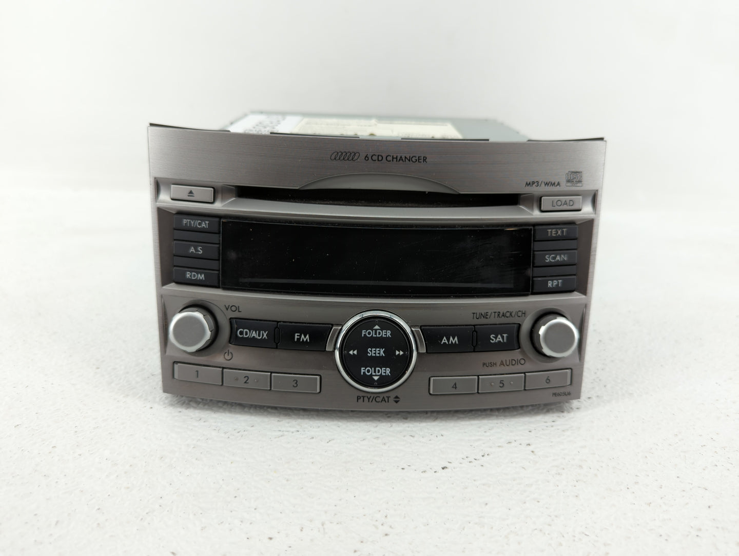 2010-2012 Subaru Legacy Radio AM FM Cd Player Receiver Replacement P/N:86201AJ61A 86201AJ62A, 86201AJ64A Fits Fits 2010 2011