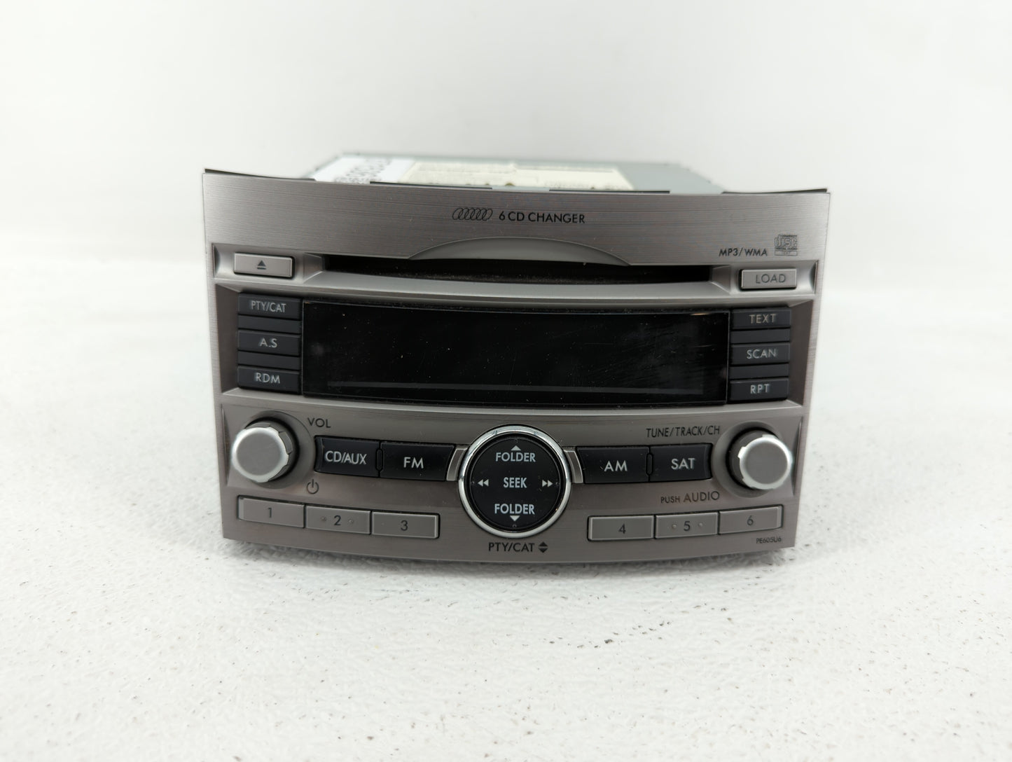 2010-2012 Subaru Legacy Radio AM FM Cd Player Receiver Replacement P/N:86201AJ61A 86201AJ62A, 86201AJ64A Fits Fits 2010 2011