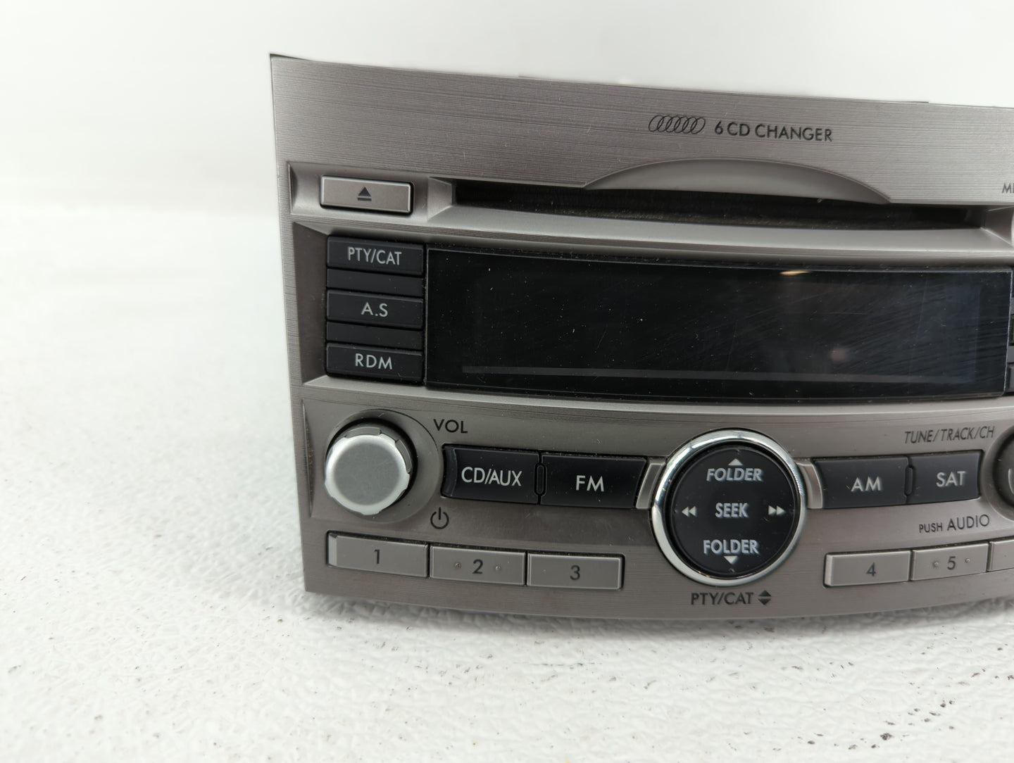 2010-2012 Subaru Legacy Radio AM FM Cd Player Receiver Replacement P/N:86201AJ61A 86201AJ62A, 86201AJ64A Fits Fits 2010 2011