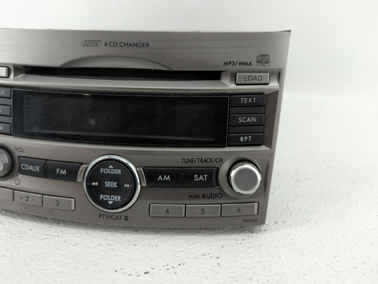 2010-2012 Subaru Legacy Radio AM FM Cd Player Receiver Replacement P/N:86201AJ61A 86201AJ62A, 86201AJ64A Fits Fits 2010 2011
