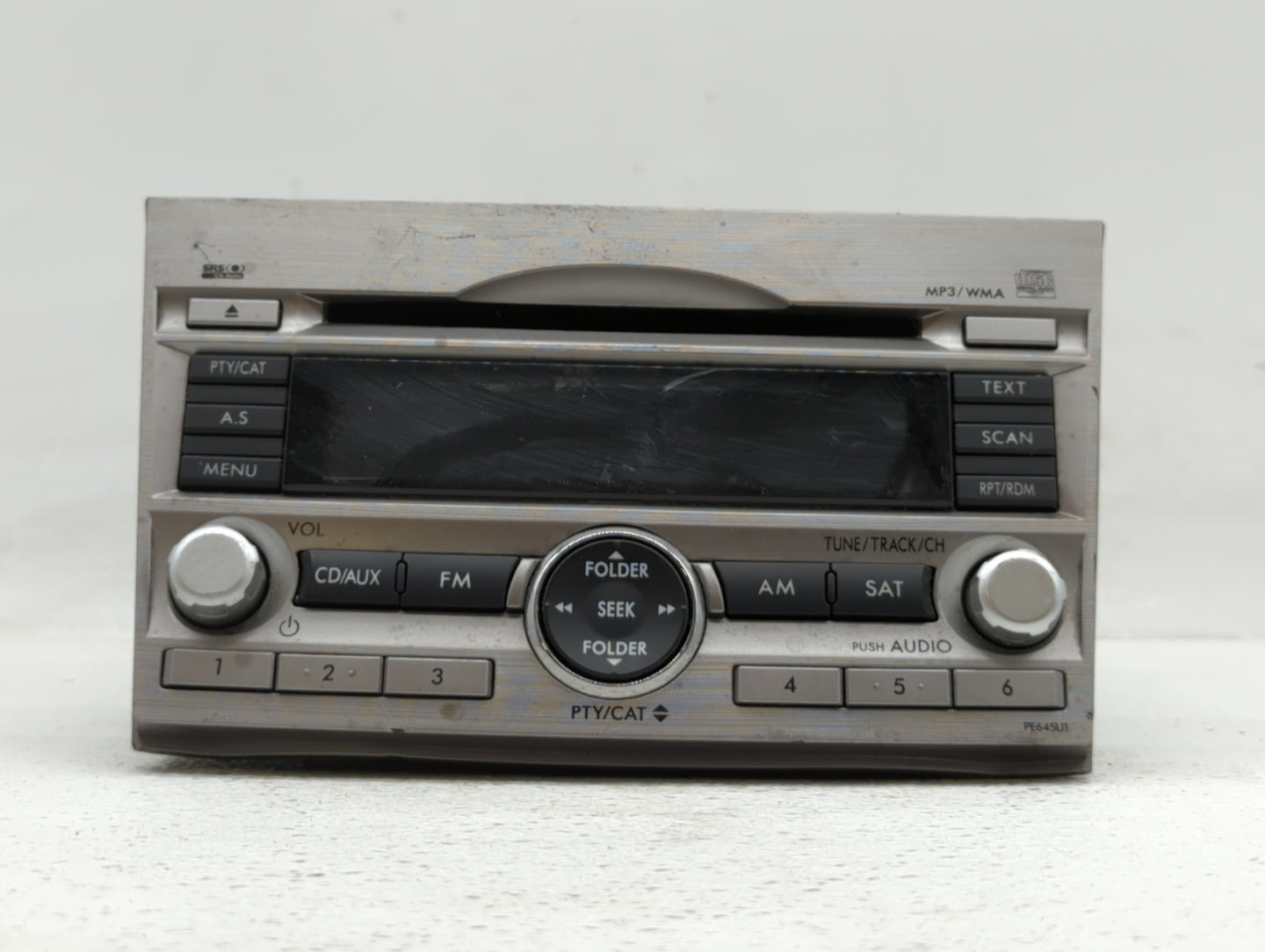 2010-2012 Subaru Legacy Radio AM FM Cd Player Receiver Replacement P/N:86201AJ65A 86201AJ64A Fits Fits 2010 2011 2012 OEM Us