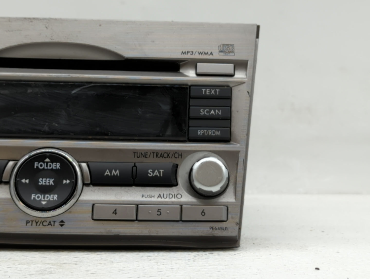 2010-2012 Subaru Legacy Radio AM FM Cd Player Receiver Replacement P/N:86201AJ65A 86201AJ64A Fits Fits 2010 2011 2012 OEM Us