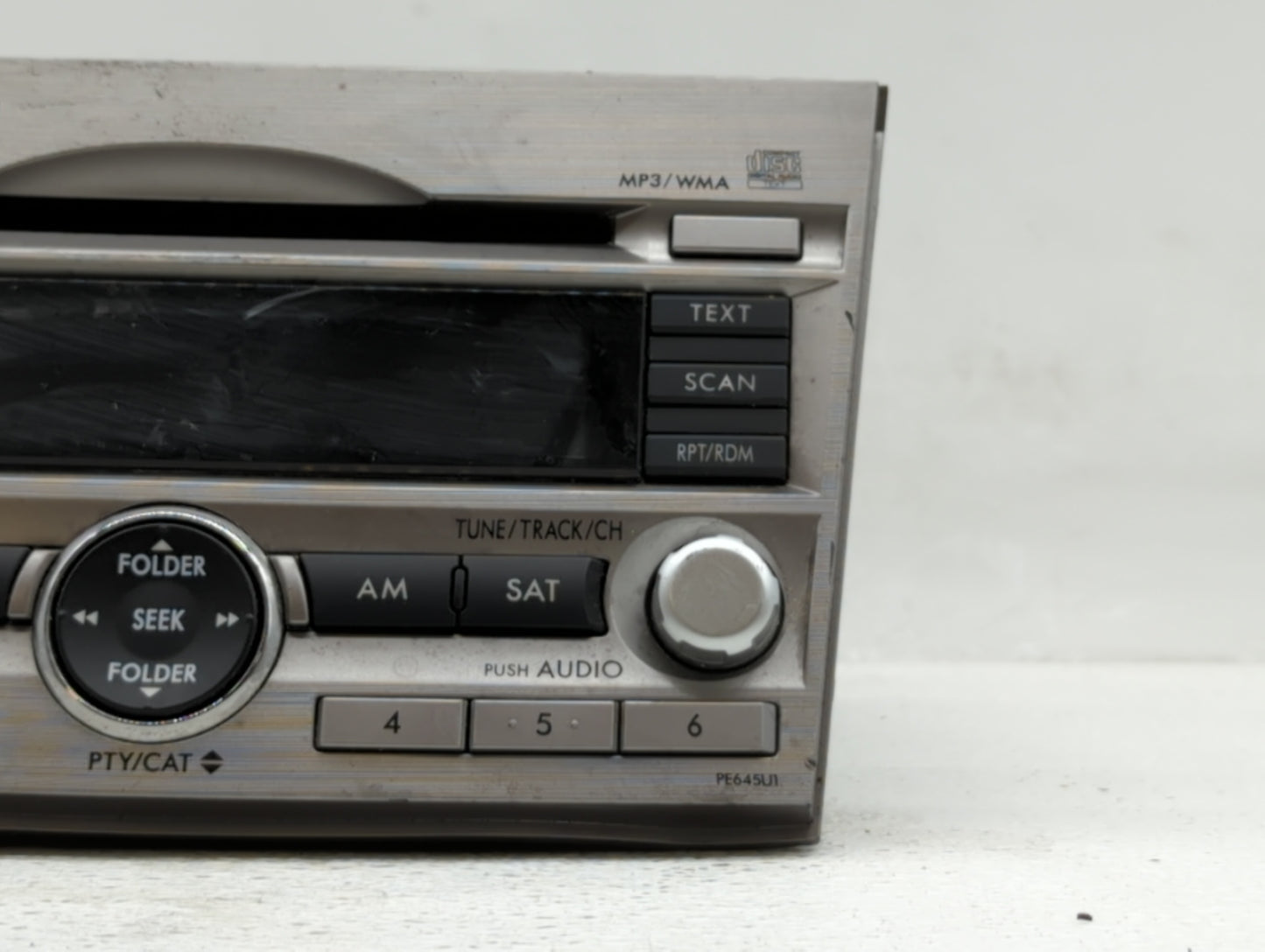 2010-2012 Subaru Legacy Radio AM FM Cd Player Receiver Replacement P/N:86201AJ65A 86201AJ64A Fits Fits 2010 2011 2012 OEM Us