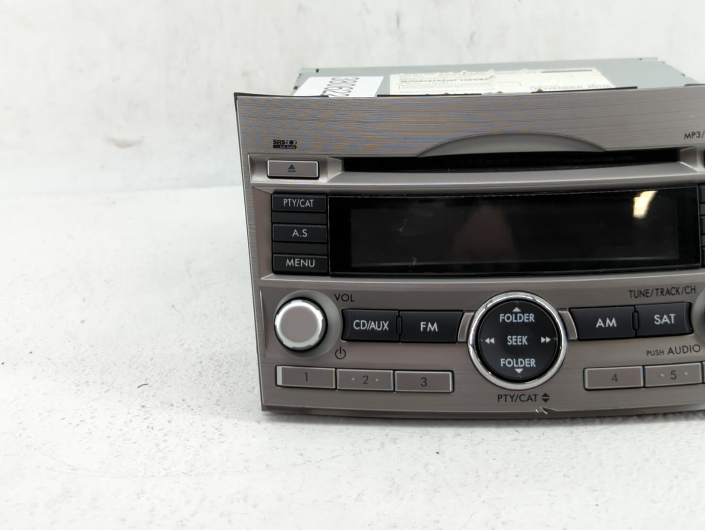 2010-2012 Subaru Legacy Am Fm Cd Player Radio Receiver - Oemusedautoparts1.com