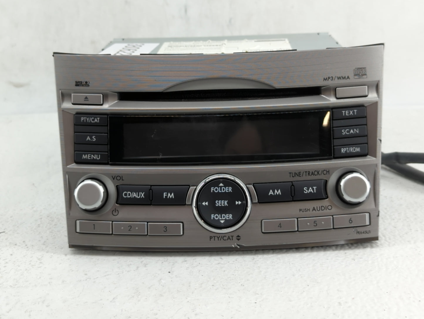 2010-2012 Subaru Legacy Am Fm Cd Player Radio Receiver - Oemusedautoparts1.com