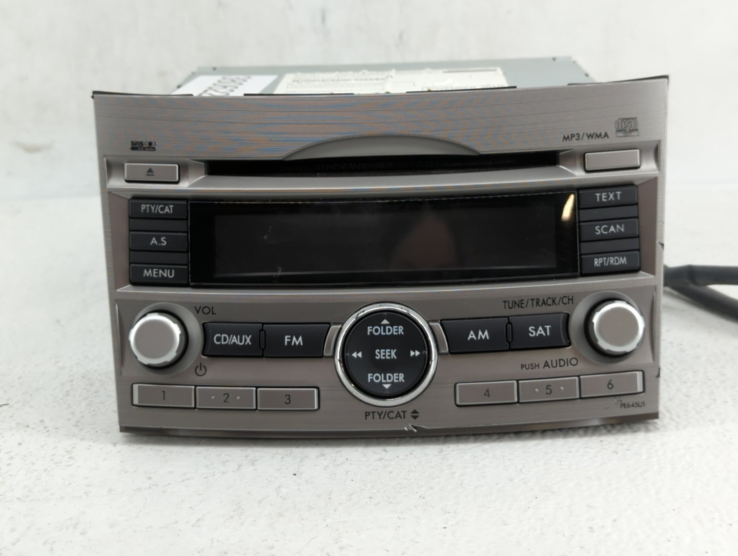 2010-2012 Subaru Legacy Am Fm Cd Player Radio Receiver - Oemusedautoparts1.com