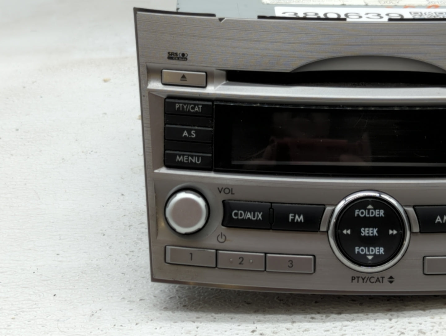 2010-2012 Subaru Legacy Am Fm Cd Player Radio Receiver - Oemusedautoparts1.com
