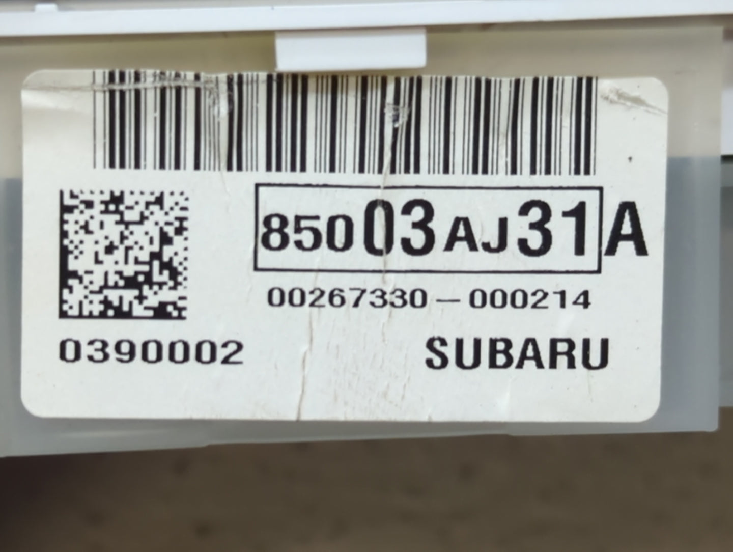 2011 Subaru Legacy Instrument Cluster Speedometer Gauges P/N:85003AJ31A Fits OEM Used Auto Parts - Oemusedautoparts1.com