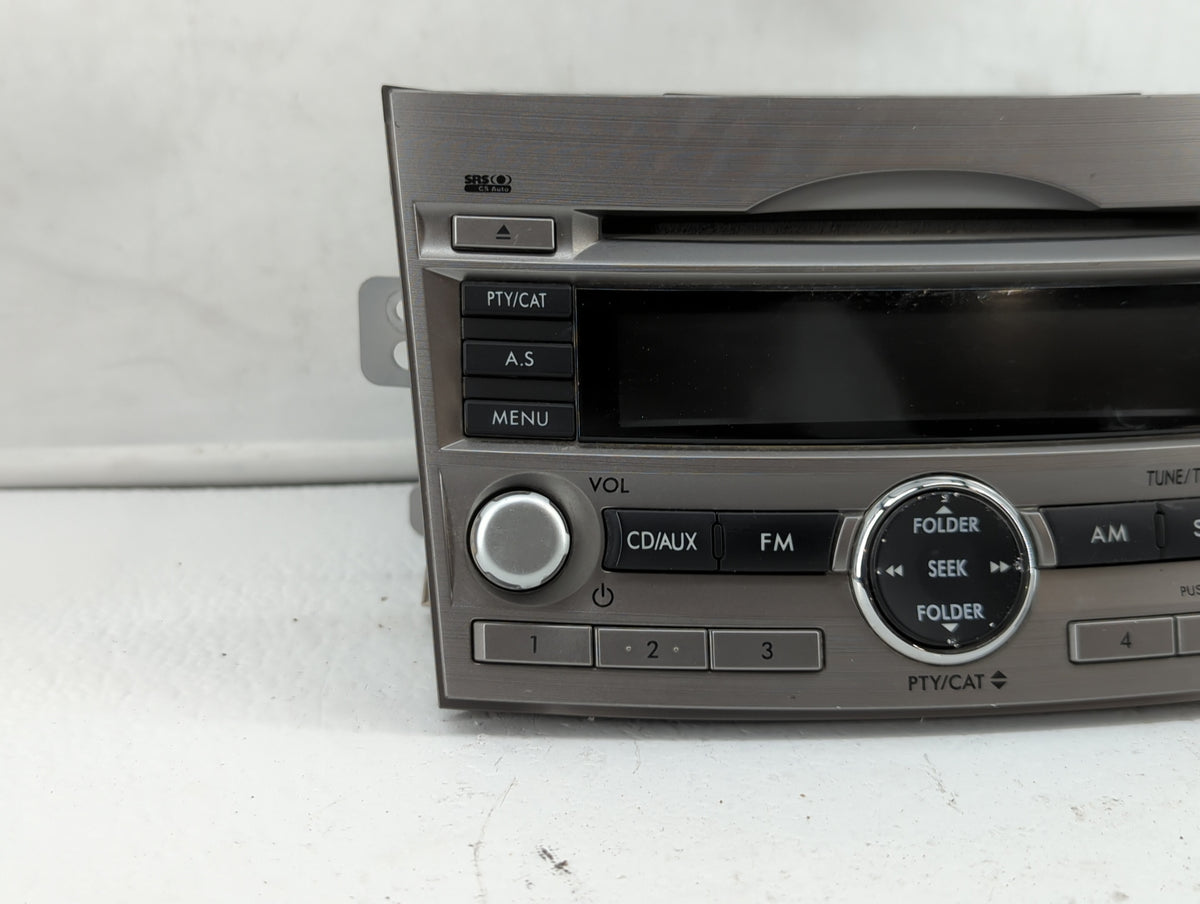 2010-2012 Subaru Legacy Am Fm Cd Player Radio Receiver 381354 - Oemusedautoparts1.com
