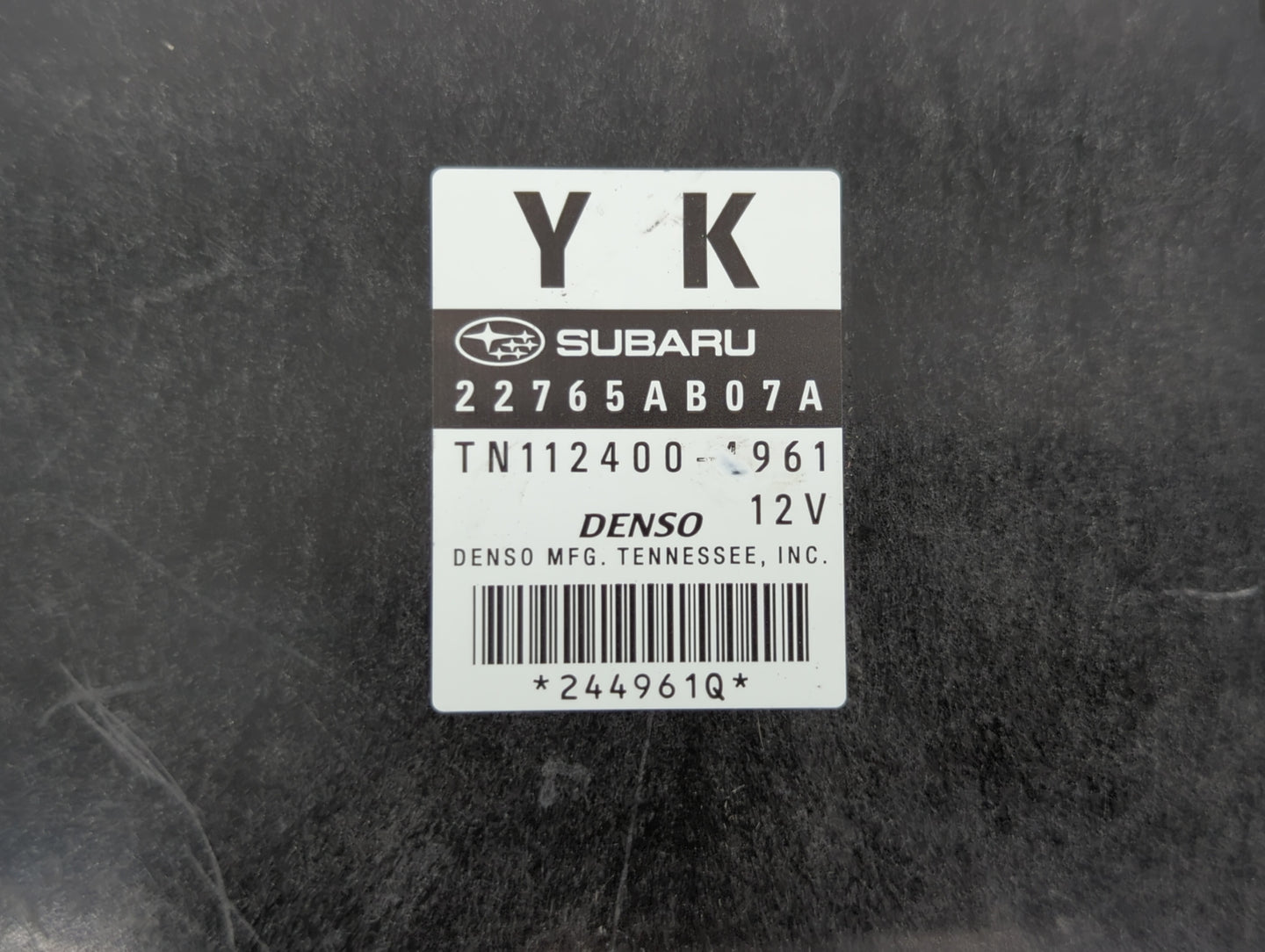 2011 Subaru Legacy PCM Engine Control Computer ECU ECM PCU OEM P/N:22765AB09B 22765AC93A, 22765AB07B, 22765AB07A, 22765AC93B