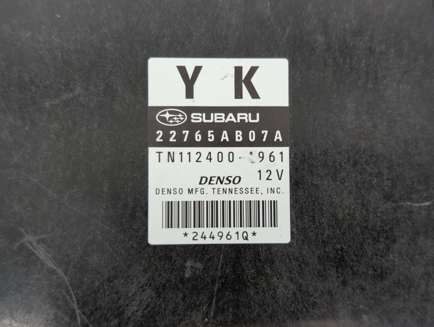2011 Subaru Legacy PCM Engine Control Computer ECU ECM PCU OEM P/N:22765AB09B 22765AC93A, 22765AB07B, 22765AB07A, 22765AC93B