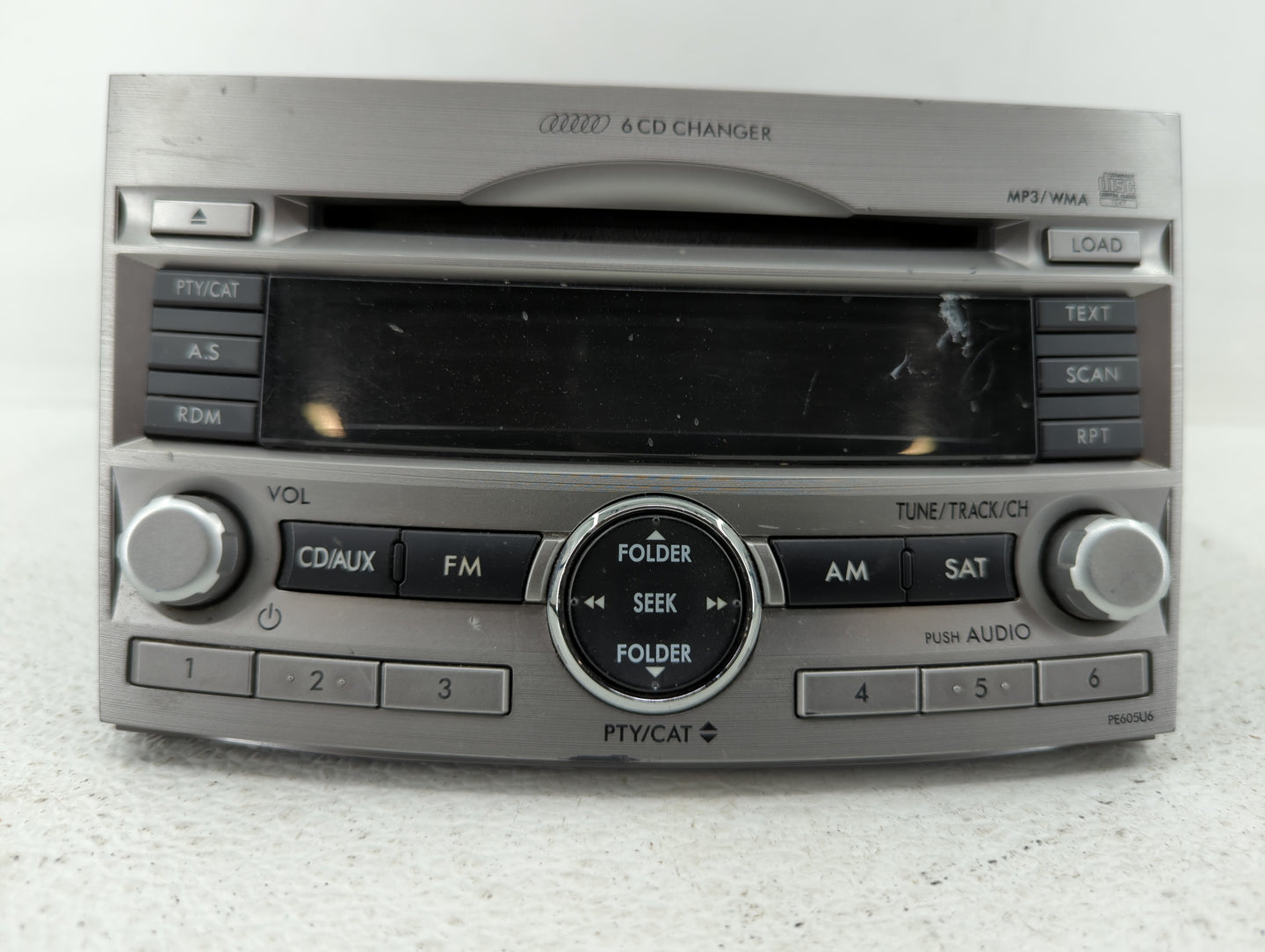 2010-2012 Subaru Legacy Am Fm Cd Player Radio Receiver - Oemusedautoparts1.com