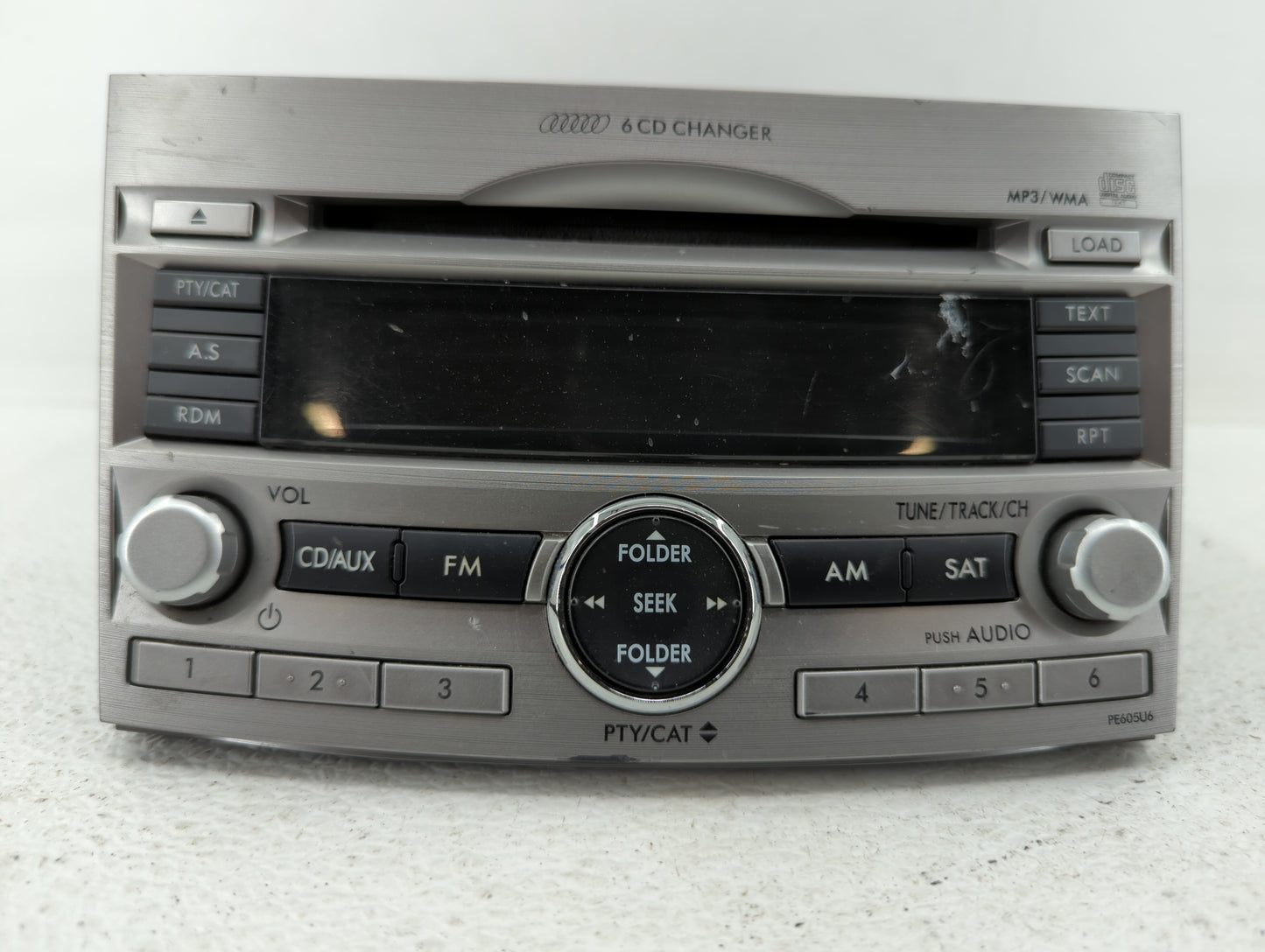 2010-2012 Subaru Legacy Am Fm Cd Player Radio Receiver - Oemusedautoparts1.com