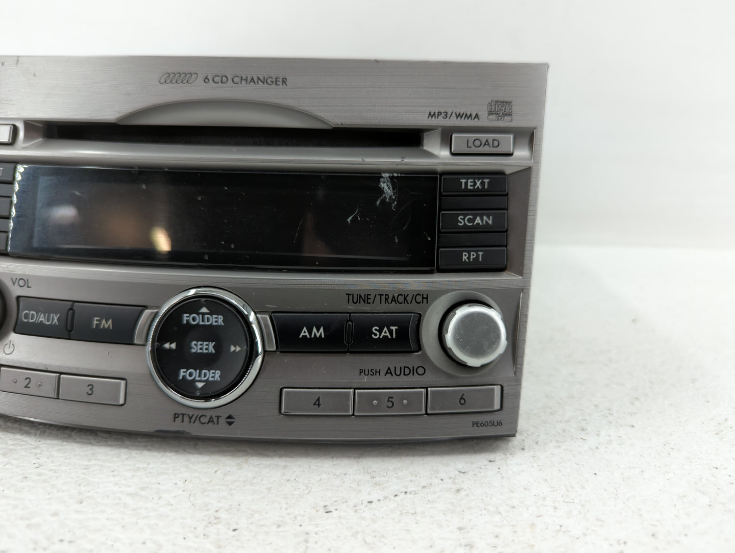 2010-2012 Subaru Legacy Am Fm Cd Player Radio Receiver - Oemusedautoparts1.com