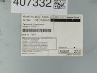 2010-2012 Subaru Legacy Am Fm Cd Player Radio Receiver - Oemusedautoparts1.com