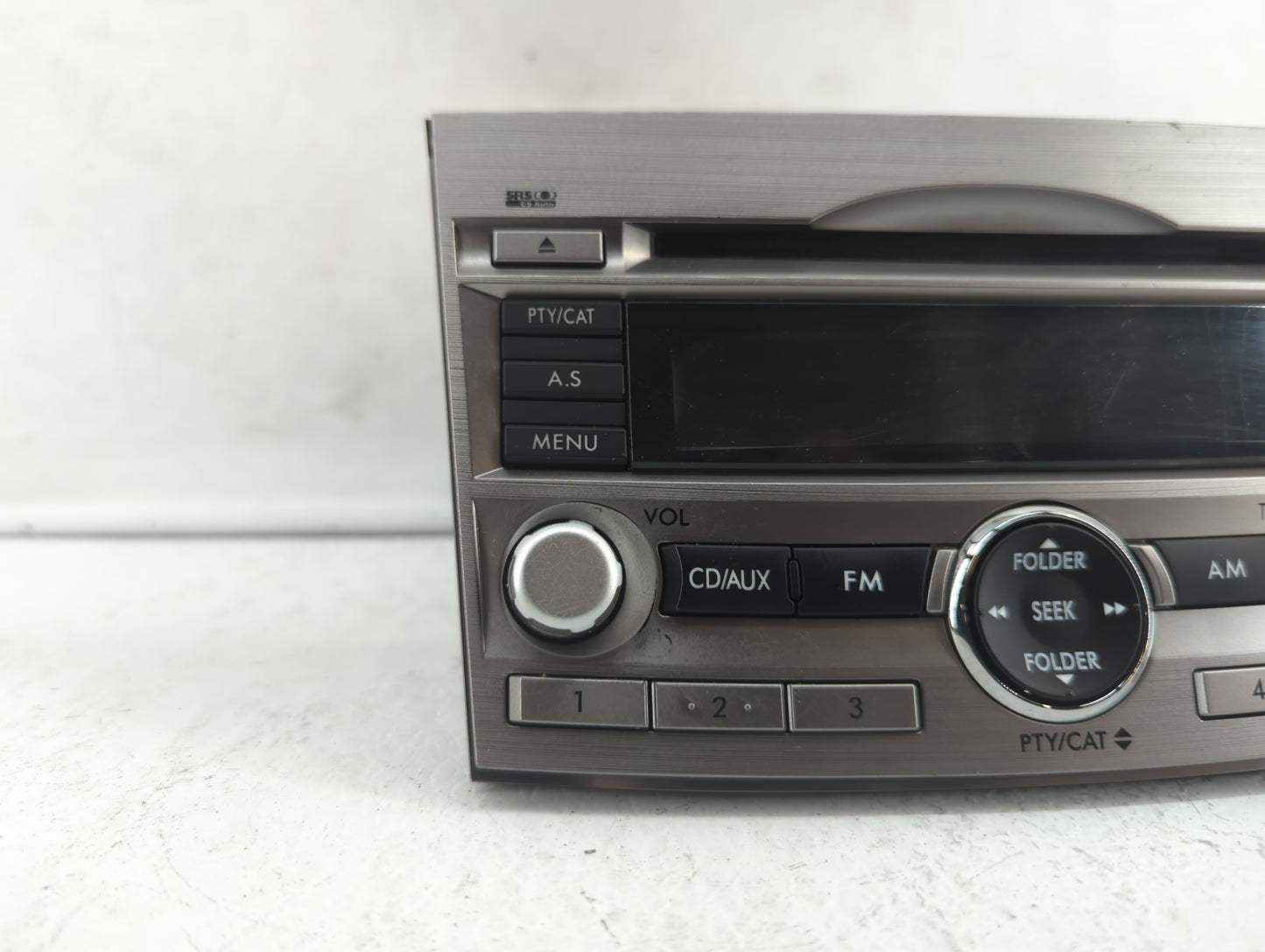 2010-2012 Subaru Legacy Radio AM FM Cd Player Receiver Replacement P/N:86201AJ65A 86201AJ64A Fits Fits 2010 2011 2012 OEM Us