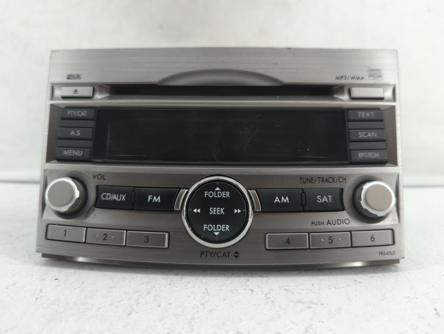 2010-2012 Subaru Legacy Radio AM FM Cd Player Receiver Replacement P/N:86201AJ65A 86201AJ64A Fits Fits 2010 2011 2012 OEM Us