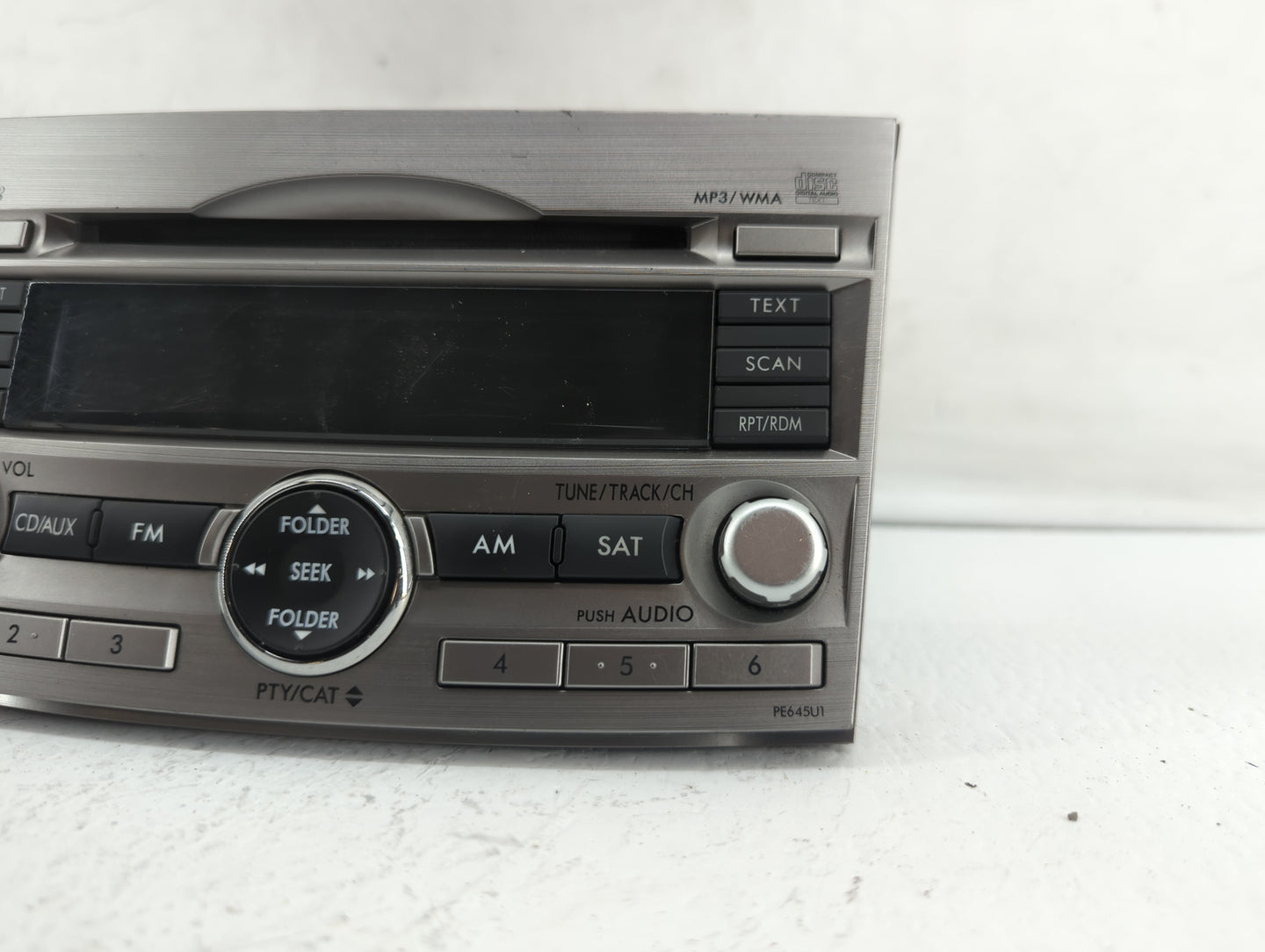 2010-2012 Subaru Legacy Radio AM FM Cd Player Receiver Replacement P/N:86201AJ65A 86201AJ64A Fits Fits 2010 2011 2012 OEM Us