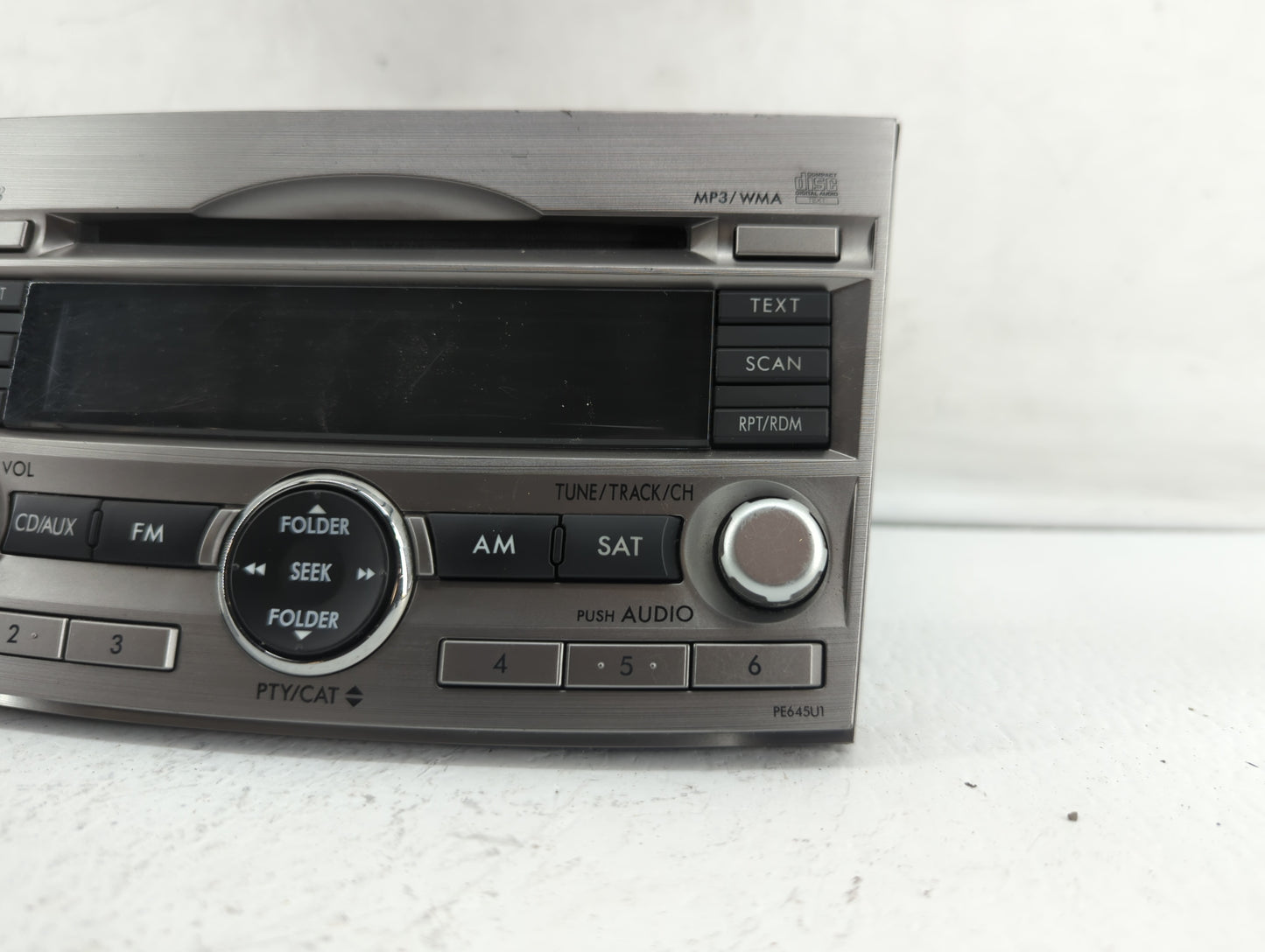 2010-2012 Subaru Legacy Radio AM FM Cd Player Receiver Replacement P/N:86201AJ65A 86201AJ64A Fits Fits 2010 2011 2012 OEM Us