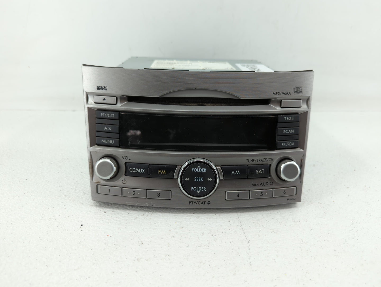 2010-2012 Subaru Legacy Radio AM FM Cd Player Receiver Replacement P/N:86201AJ65A 86201AJ64A Fits Fits 2010 2011 2012 OEM Us