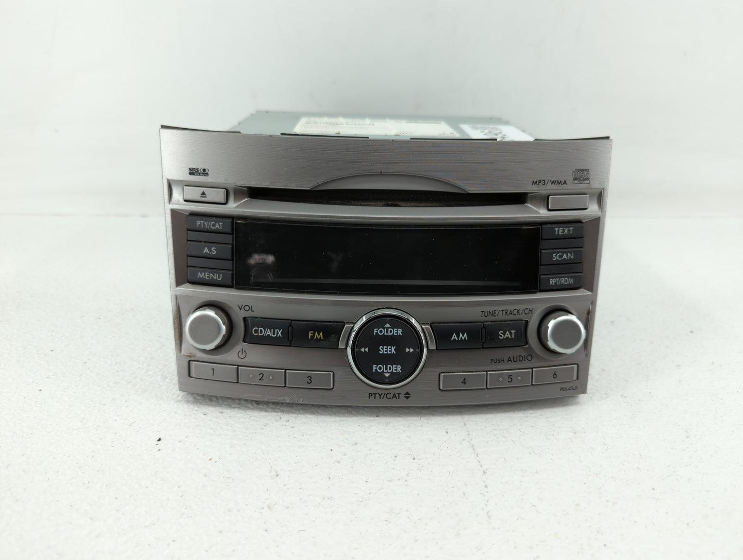 2010-2012 Subaru Legacy Radio AM FM Cd Player Receiver Replacement P/N:86201AJ65A 86201AJ64A Fits Fits 2010 2011 2012 OEM Us
