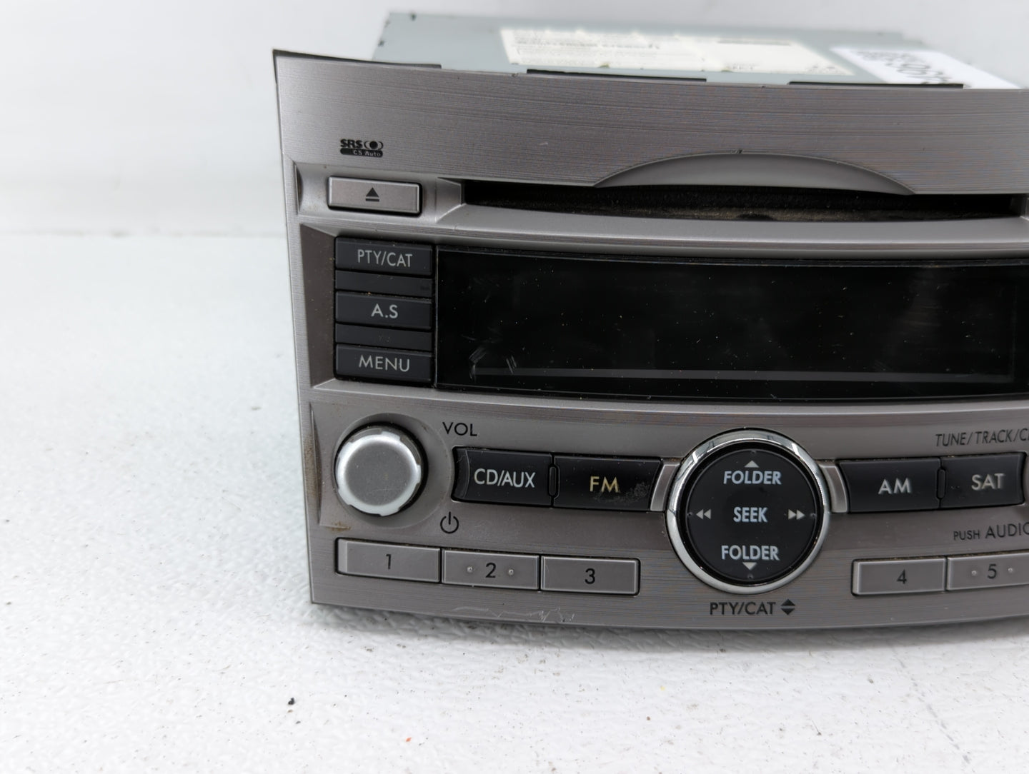 2010-2012 Subaru Legacy Radio AM FM Cd Player Receiver Replacement P/N:86201AJ65A 86201AJ64A Fits Fits 2010 2011 2012 OEM Us