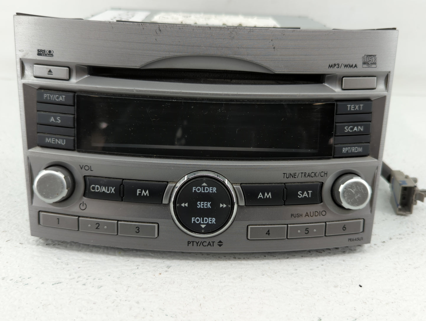 2010-2012 Subaru Legacy Radio AM FM Cd Player Receiver Replacement P/N:86201AJ65A 86201AJ64A Fits Fits 2010 2011 2012 OEM Us