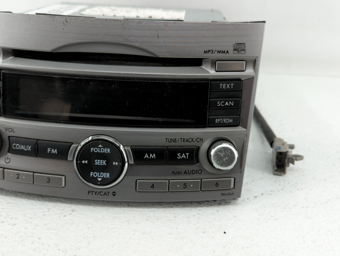 2010-2012 Subaru Legacy Radio AM FM Cd Player Receiver Replacement P/N:86201AJ65A 86201AJ64A Fits Fits 2010 2011 2012 OEM Us