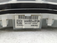 2011 Subaru Legacy Instrument Cluster Speedometer Gauges P/N:85003AJ31A Fits OEM Used Auto Parts - Oemusedautoparts1.com